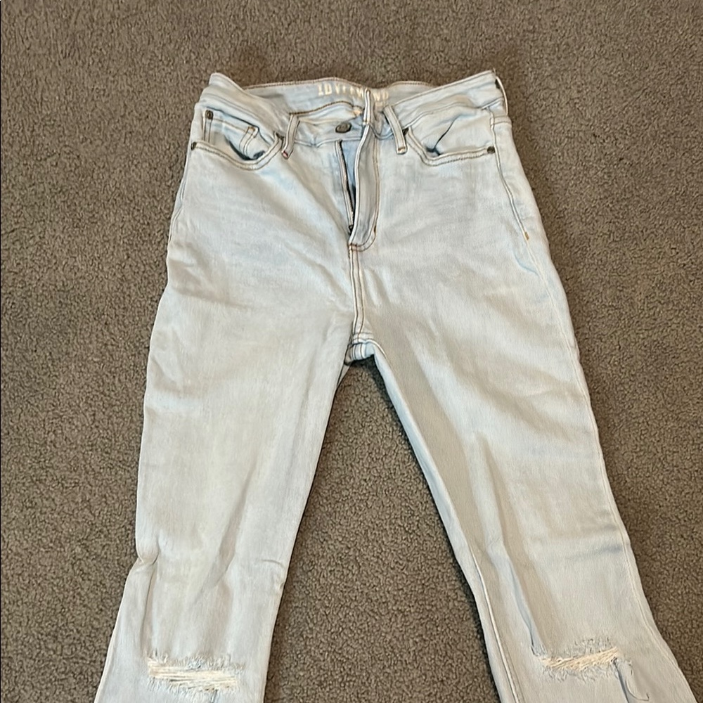 Light Blue Distressed Jeans